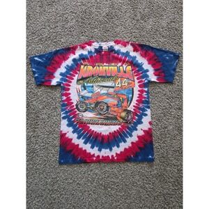 Vintage Knoxville Nationals 2004 Tie Dye T-Shirt Size M 44th Annual Iwoa